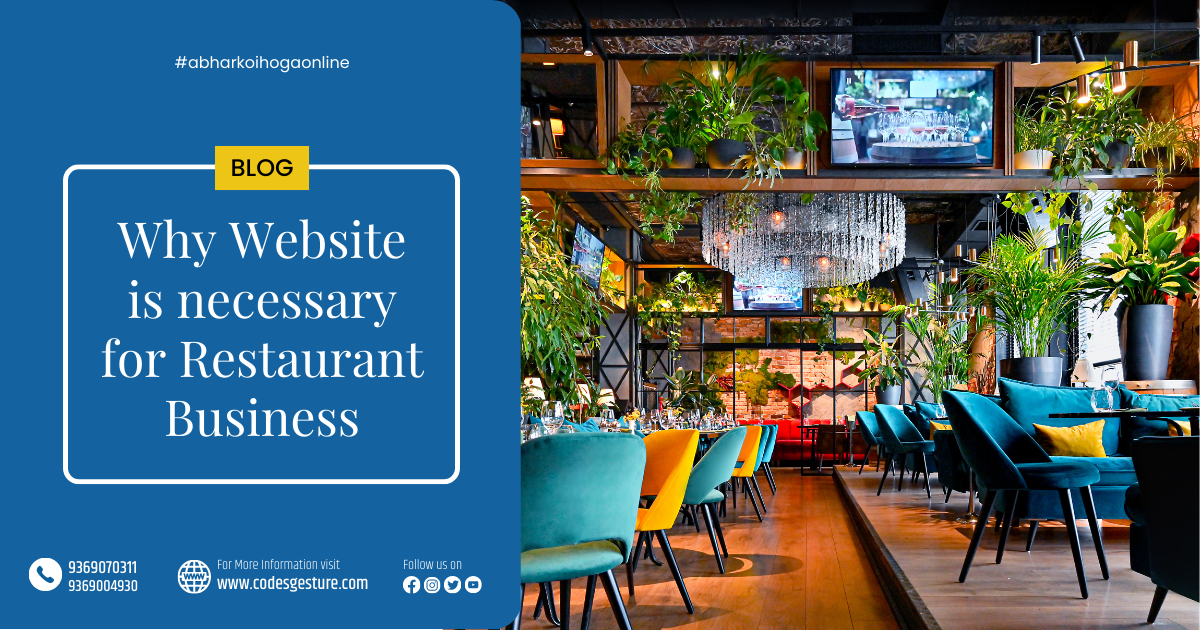Why Website is necessary for Restaurant Business ?